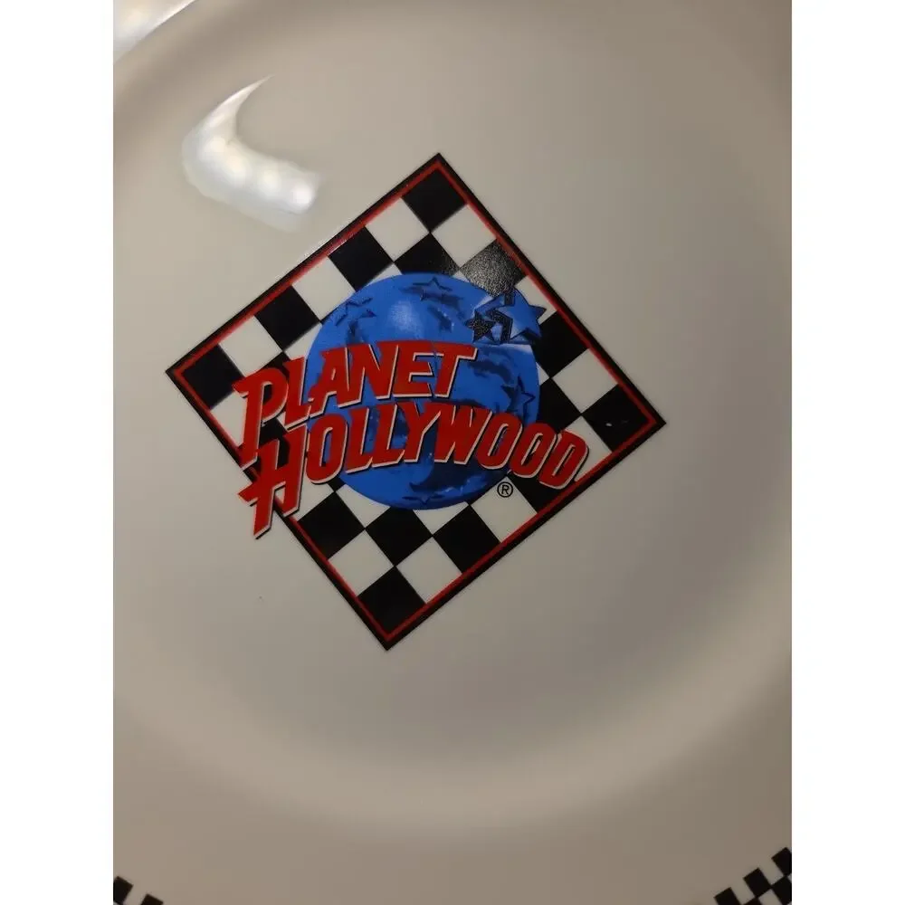 Vntg Planet Hollywood Dinner Plate